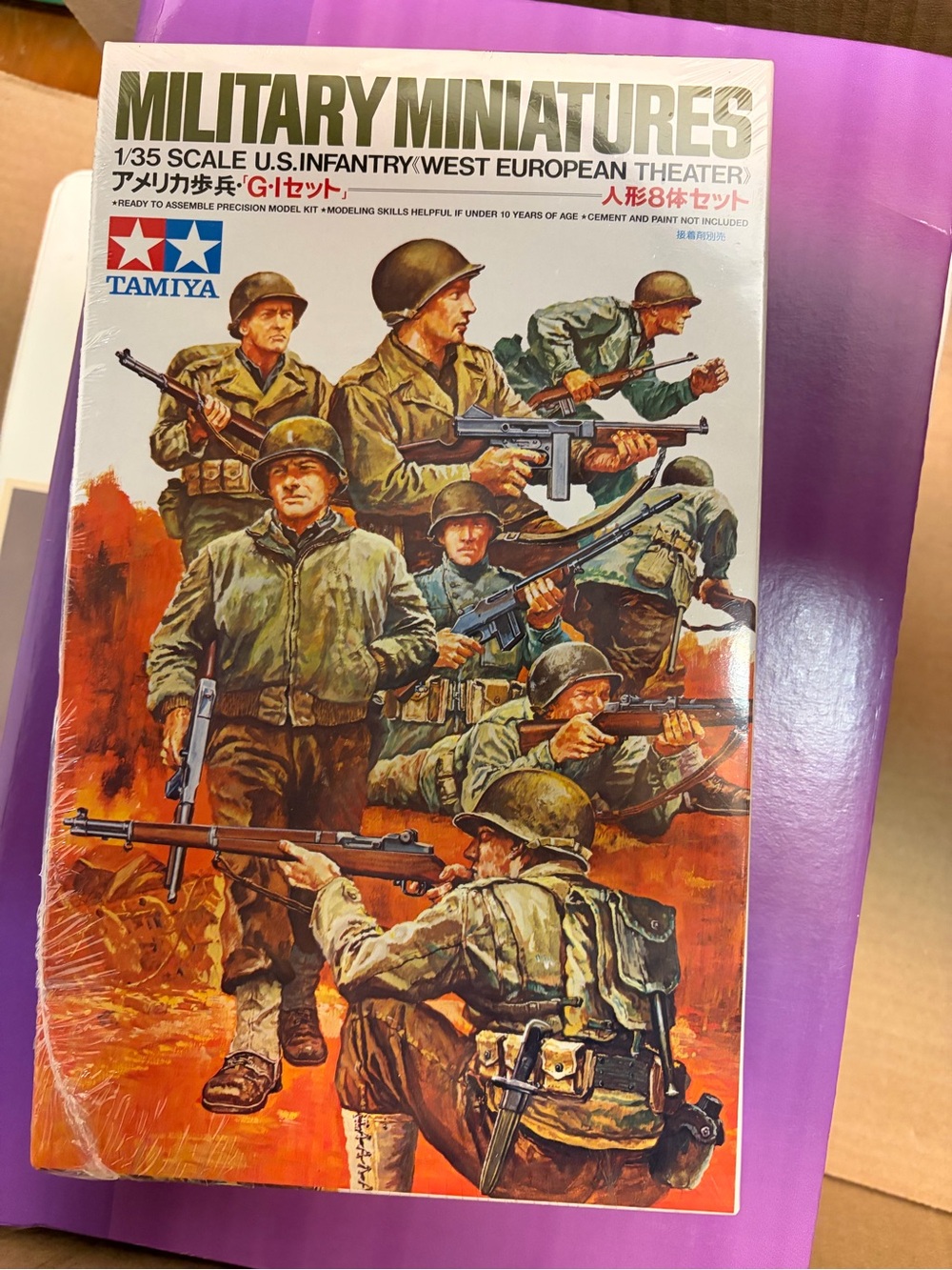 New Military Miniatures 1/35 Scale US Infantry Model Kit. West Europe Theater